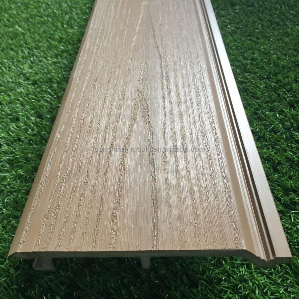 Outdoor Plastic Composite WPC Wall Siding in 150mm*19mm Size with Wood Texture