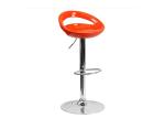 300lb Vintage European Bistro Bar Stools Rust Burnt Orange Counter Stools