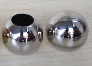 China 201 304 Steel Ball With Hole 38MM * 19.5MM 32MM 42MM With Mirror Polished wholesale