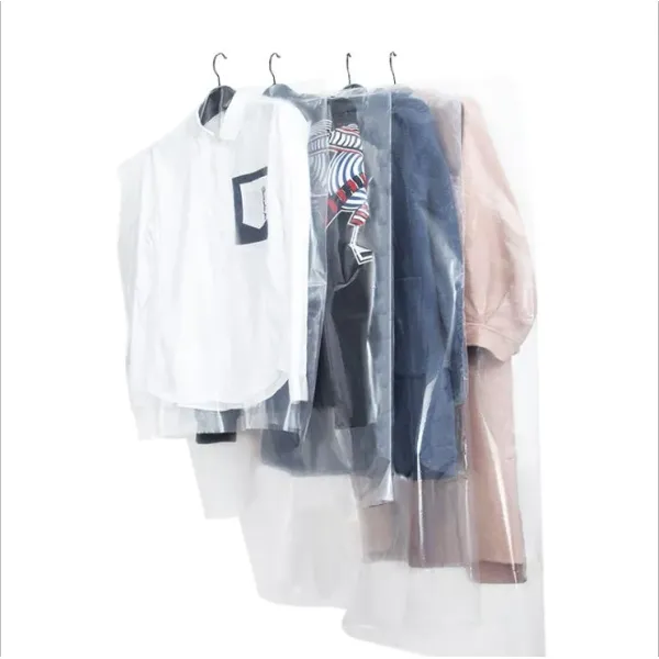 Warning Word Random Printing Garment Packaging Bag Clear Garment/Laundry/Clothing Bag