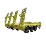Design 8 Axle Number Low Bed Trailer 80/120ton Lowboy Truck Lowbed Loader Semi