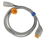 Nihon Kohden IBP Cable 14 Pin To Edwards 12 Months Warranty Gray / White Color