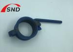 Blue Color Metal castings Prop Nut with Handle Painted