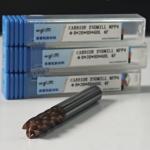Solid Carbide Dry Wet Machining 8mm Universal 4 Flutes Flat End Mill Φ8x20x8Dx60