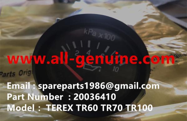 TEREX 20036410 GAUGE NHL RIGID DUMP TRUCK TR35 TR50 TR60 TR100 3305B 3305F 3303