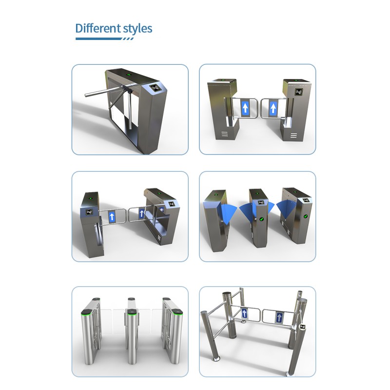 Three Roller Revolving Door Turnstile , Automatic Tripod Turnstile Access Control