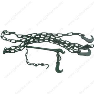 China Cargo Container Painted Galvanized Lashing Chain wholesale