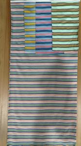 China Smooth And Hygroscopic Soft High Quality Striped Knit Fabric For T-Shirt wholesale