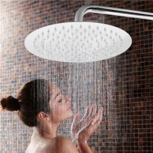 China Multiple Size Overhead Rainfall Shower Head High Temperature Resistance wholesale