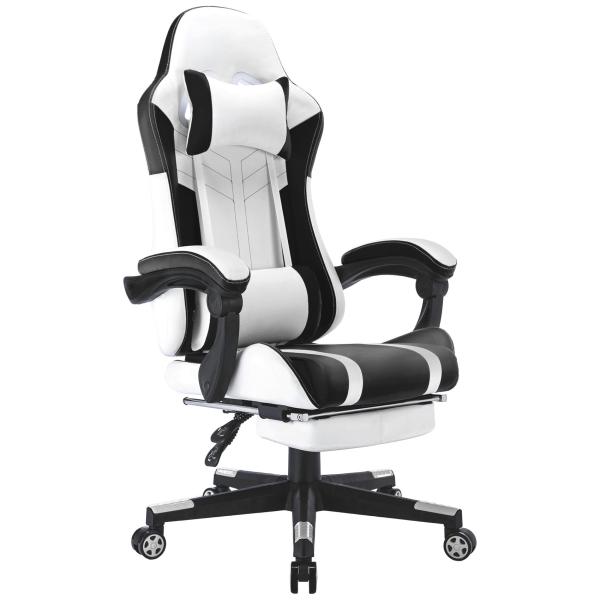 Ergonomic Racing Computer Gaming Chair for Adults Adjustable Height and Swivel