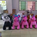 Hansel amusement park games kiddie electric ride on walking toy unicorn in mall