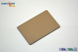 China Office / hotel Fireproof Interior Decorative Metal Wall Panels With 3mm 4mm Thickness wholesale