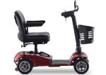 Max 28km/H Electric Mobility Scooter 175*700*110cm Red Black Lead Acid Battery