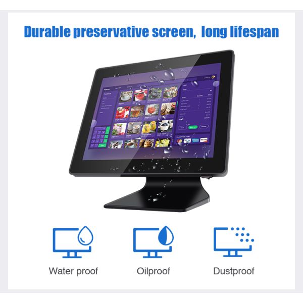 RoHS Retail Store Pos System 15 Inch Touch Screen Pos Billing Machine