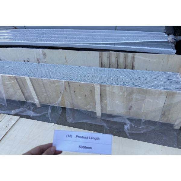 Round Hole 63% Perforation 5m Length Wind Protection Fence Panel