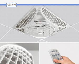 China Shiny Wooden 14 Inch Shami Ceiling Fan For Decoration 60 * 60 cm wholesale