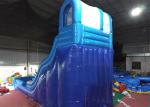 Large Commercial Blow Up Water Slide For Pool Customized Design