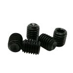 DIN 916 Flat Point Grub Screw Carbon Steel Black M7 M9 Black