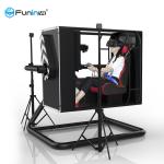 9D VR Cockpit Flight Simulator VR Theme Park / Virtual Reality Equipment