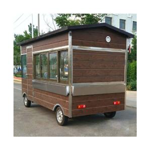 China Carved Metal Plate and Stainless Steel Coffee Ice Cream Mobile Food Truck for Campers wholesale