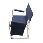 Modern Director Style Aluminum Frame Folding Outdoor Chair with Strong Folding