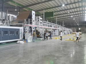 China Automatic Cardboard Corrugated Box Production Line PLC Control wholesale