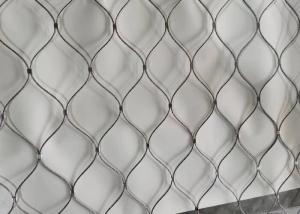 China 2mm 304 Stainless Steel Rope Mesh Netting Fall Prevention Good Flexibility wholesale