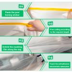 PE Plastic Film Transparent Crepe Paper Spray Painting Covering Car Taped