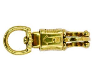 China Solid Brass Round Swivel Eye Panic Snap Hook Quick Release wholesale