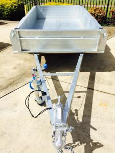 China 8x5 Fully Hot Dipped Galvanised Single Axle Trailer With Mechanical Disc Brake 1400KG wholesale