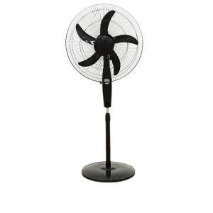 China AC DC 16 / 18 Inch Rechargeable Solar Powered Fan For Home With LED Light wholesale