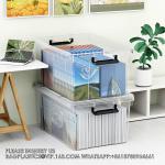 Plastic Storage Bins, Storage Box, 6 Pack, Tote Organizing Container With